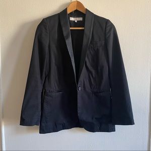 VERONIQUE BRANQUINHO XS Blazer Tuxedo Jacket Black Size 36 XS
